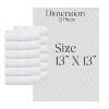 Home Weavers Elegance Essentials 550GSM 100% Cotton Zero Twist Super Absorbent Bath Towel Set - 2 of 4