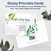 Avery Printable Rectangle Postcards, 3.5" x 5", Glossy White Cardstock, Print-to-the- Edge, Laser/Inkjet Cards, 100 Total - 2 of 4