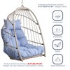 Rattan Egg Swing Chair for Indoor & Outdoor - 2 of 4