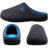 Men's Original Two-tone Memory Foam Slipper, Size 10.5 Us Men, Blue And  Maize : Target