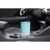Elanze Designs 20 oz Stainless Steel On the Go Insulated Travel Tumbler With Push Top Lid, Classic Footprint in the Sand Poem Sky Blue - 3 of 4