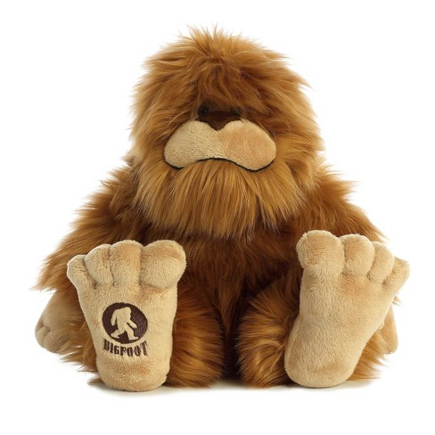 Aurora Large Big Foot Fantasy Mysterious Stuffed Animal Brown 12.5" - image 1 of 4