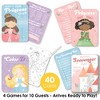 Big Dot of Happiness Princess Party Games Bundle Pack, Birthday Party Activities & Games for Girls, Princess Coloring Activity, 4 Games for 10 Guests - 2 of 4