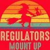 Women's Design By Humans Regulators Mount Up Halloween Witch By RedBirdLS Racerback Tank Top - 2 of 3
