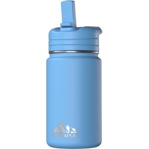 Hydrapeak Mini 14oz Kids Stainless Steel Insulated Water Bottle With Leak Proof Straw Lid - 1 of 4