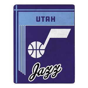 NBA Utah Jazz Microfiber Plush Throw Blanket - 1 of 4