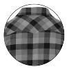 Gioberti Men's Western Brushed Flannel Plaid Checkered Shirt w/ Snap-on Button - 4 of 4