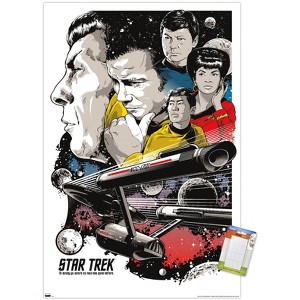Trends International Star Trek: Universe - Joshua Budich Illustration Unframed Wall Poster Prints - 1 of 4