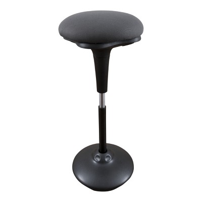 Stand Up Desk Store Swivel Stool Active Sitting Chair with Adjustable Height for Standing Desks (Black, 13" Diameter)