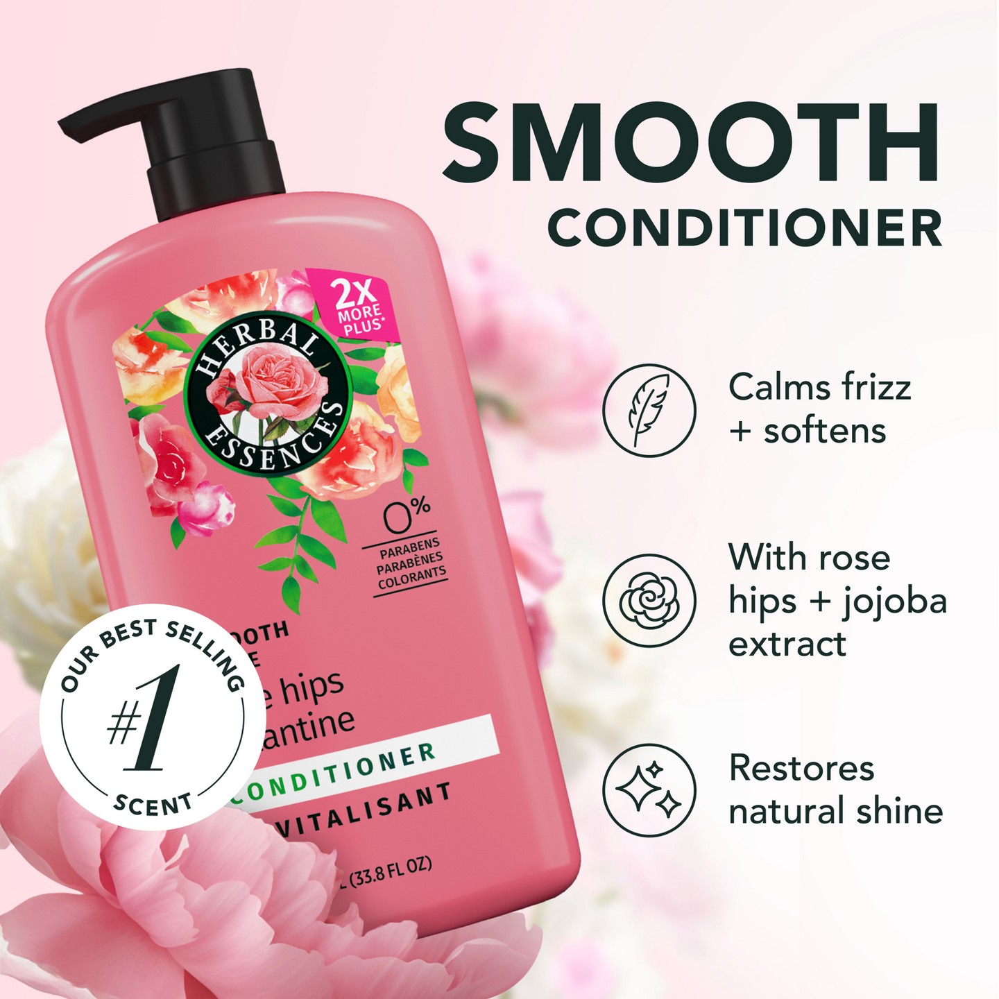 Кондиционер Herbal Essences Classic Smooth, 33.8 fl oz — фото 2