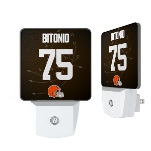 NFL Cleveland Browns Players Game Tactic Night Light 2-Pack - 1 of 4
