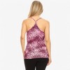 Anna-Kaci Women's Casual Leopard Print Spaghetti Strap Soft Racerback Tank Top for Casual Looks - 2 of 4