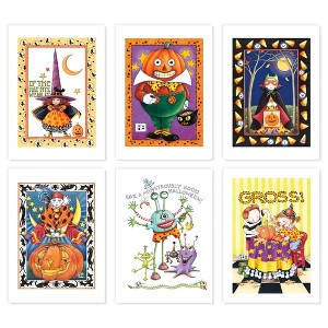 Mary Engelbreit Spooky & Sweet Halloween Postcards, 6 pack, 5"x 7" - 1 of 4
