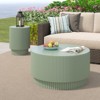 GlasFlength Coffee Tables, Sleek Coffee Table Set, Modern Living Room Essential, Ideal for Living Rooms, Green, 30"*30"*16" - 2 of 4