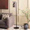 Nezara 58" Floor Lamp - FLL3010 - Black/Brown Tortoise - Safavieh - 3 of 4