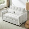 Sleeper Sofa,Tufted Pull-Out Sofa Bed With Adjustable Backrest And USB Ports,Loveseat Sofa,Sleeper Sofa For Living Room,Bedroom-Cuddlewood - 2 of 4