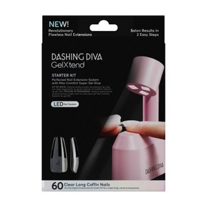 Dashing Diva Gel Xtend Fake Nails Starter Kit - 30ct - 1 of 4