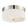 Crystorama Lighting Grayson 3 - Light Flush Mount in  Polished Nickel - 2 of 4