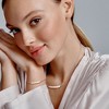 EVERLY JEWELRY | Sterling Silver 4-5mm Cultured Freshwater Pearl Necklace and Bracelet Set -19 in + 8.5 in - 4 of 4
