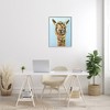 Stupell Industries Happy Llama Farm Animal Face Framed Giclee - 2 of 4