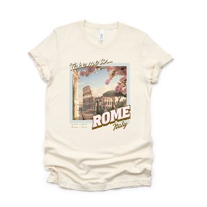 Simply Sage Market Women's Take Me To Rome Short Sleeve Graphic Tee - 1 of 3