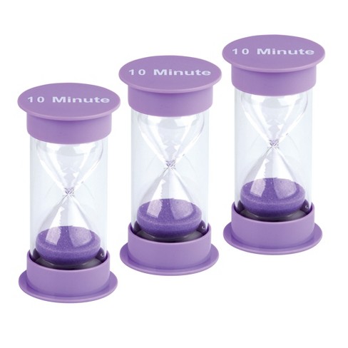 Teacher Created Resources Sand Timer, Medium, 10 Minute, Pack Of 3 : Target