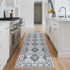 Washable Area Rugs for Living Room Vintage Rugs for Bedroom Soft Large Floor Carpet Traditional Geometric Non Slip Throw Mat Stain Resistant Carpet - 2 of 4