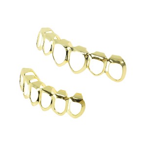 Unique Bargains Hip Hop Fake Grills 1 Set - 1 of 4