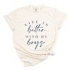 Simply Sage Market Life Is Better With My Boys Garment Dyed Tee - 2 of 4