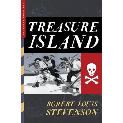 Treasure Island (Illustrated) - (Top Five Classics) by Robert Louis Stevenson