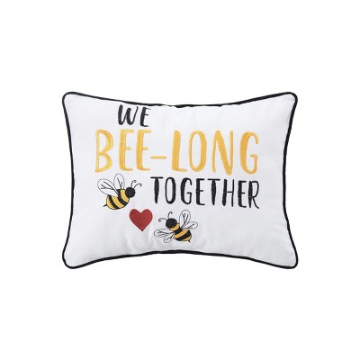 C&F Home 12" x 16" Bee-long Together Embroidered Throw Pillow