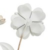 Set of 3 White Metal Floral Stems - Foreside Home & Garden - image 3 of 4