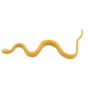 Collectible Wildlife Gifts | Snake, Yellow Tree Snake, Rubber Reptile, Realistic Hand Painted,  Model,   Gift,       4 1/2"       F3462 B360 - 1 of 4