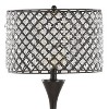 LumiSource Topaz 27" Contemporary Table Lamp Oil Rubbed Bronze with Clear K9 Crystal and Metal Shade - 3 of 4