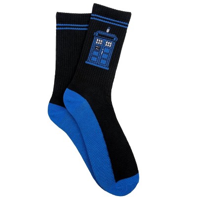 Doctor Who Tardis Athletic Crew Sock