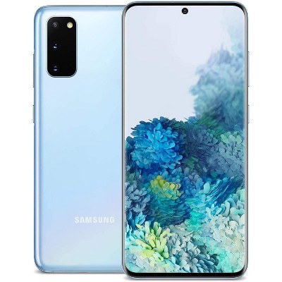 Manufacturer Refurbished Samsung Galaxy S20 5G G981U (Fully Unlocked) 128GB Cloud Blue (Excellent)