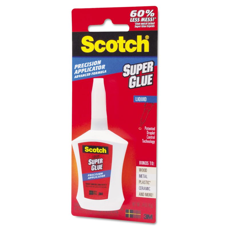 Scotch Super Glue Liquid Precision Applicator 0.14 oz AD124, 2 of 7