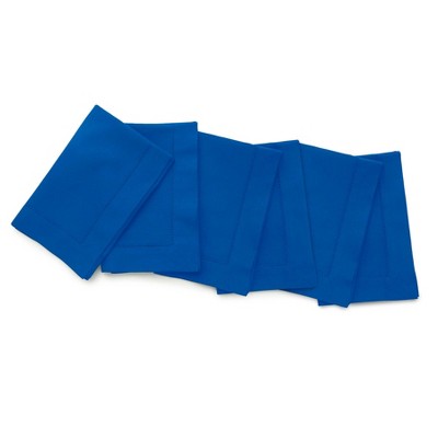 Solino Home Cotton and Linen Hemstitch Dinner Napkins
