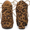 Perphy Women's Lace Up Round Toe Cushioned Insole Platform Chunky Heel Ankle Boots - 2 of 4