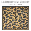 Wrapables Satin Neckerchief Square Scarf 26.5 x 26.5 Inches, Leopard Spots - 2 of 4