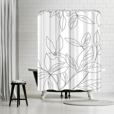 Americanflat Delicate Movement Ii by Pi Creative Art 71" x 74" Shower Curtain