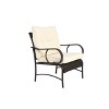 Dexmalle Patio Coffee Table and Wicker Rattan Chair,Set of 3 - 4 of 4