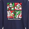 Boys' - Disney - Mickey and Friends Happy Holidays Long Sleeve Graphic T-Shirt - 2 of 4