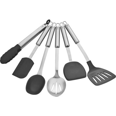 Henckels Cooking Tools 6-PC Kitchen Gadgets Sets with Spatula, Tongs, Cooking Spoon, 18/10 STAINLESS STEEL — фото 2
