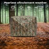GustoWave 2-4 Person Hunting Shelter Waterproof Camouflage Tent with Quiet Magnetic Door Easy to Carry Suitable for Deer and Turkey Hunting - 3 of 4
