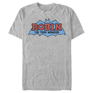 Men's Batman Logo Boy Wonder Robin T-Shirt - 1 of 4