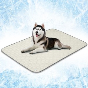 PetAmi Waterproof Cooling Blanket Mat for Dog Cat Pet, Anti Slip Indoor Cool Pad, Q-MAX Sofa Couch Bed Crate Cover - 1 of 4