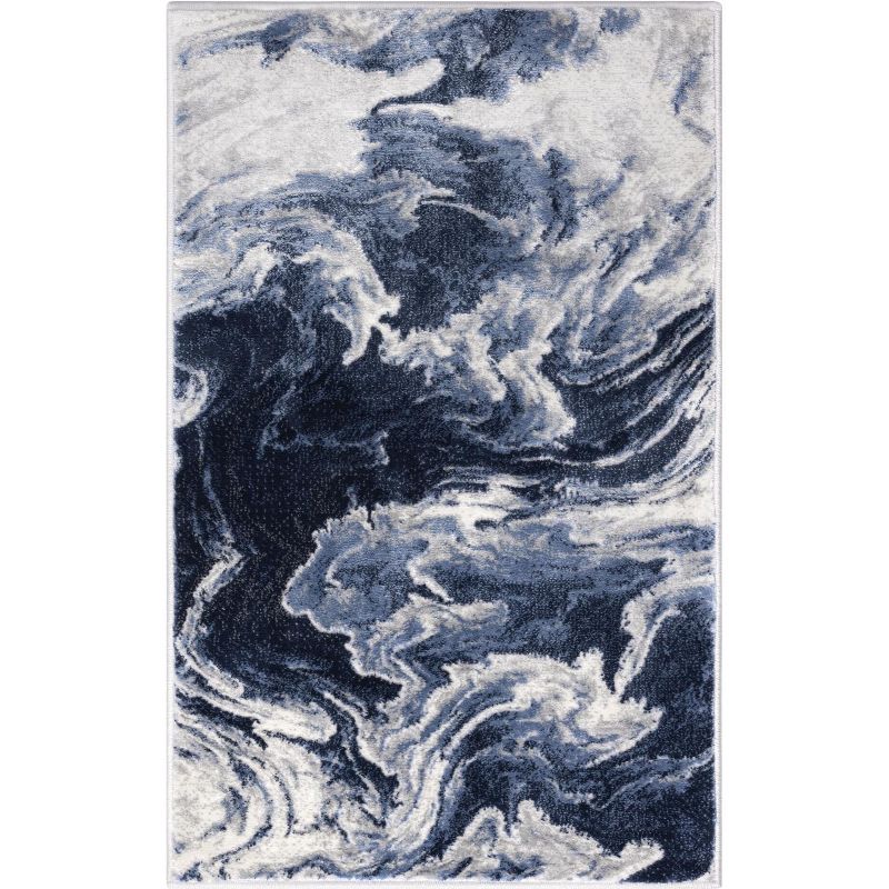 LUXE WEAVERS Marble Abstract Clouds Rug, 2 of 8