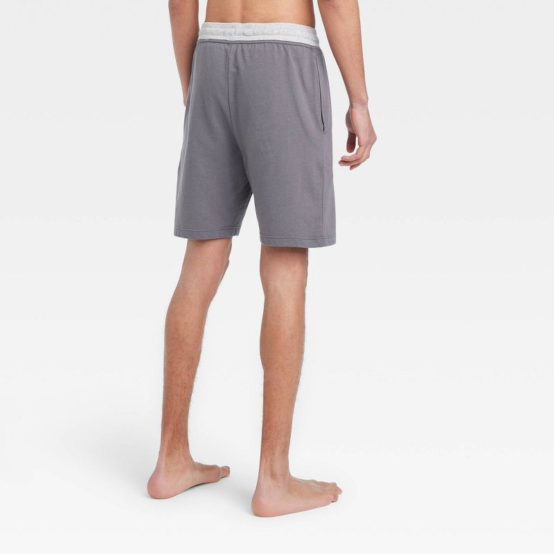 Hanes Premium Men's 9" French Terry Pajama Shorts 2pk, 4 of 5