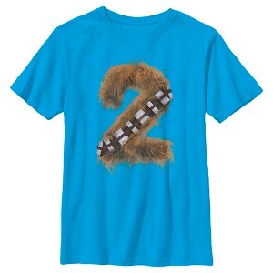 Boy's Star Wars Hairy Chewbacca 2nd Birthday T-Shirt - 1 of 4